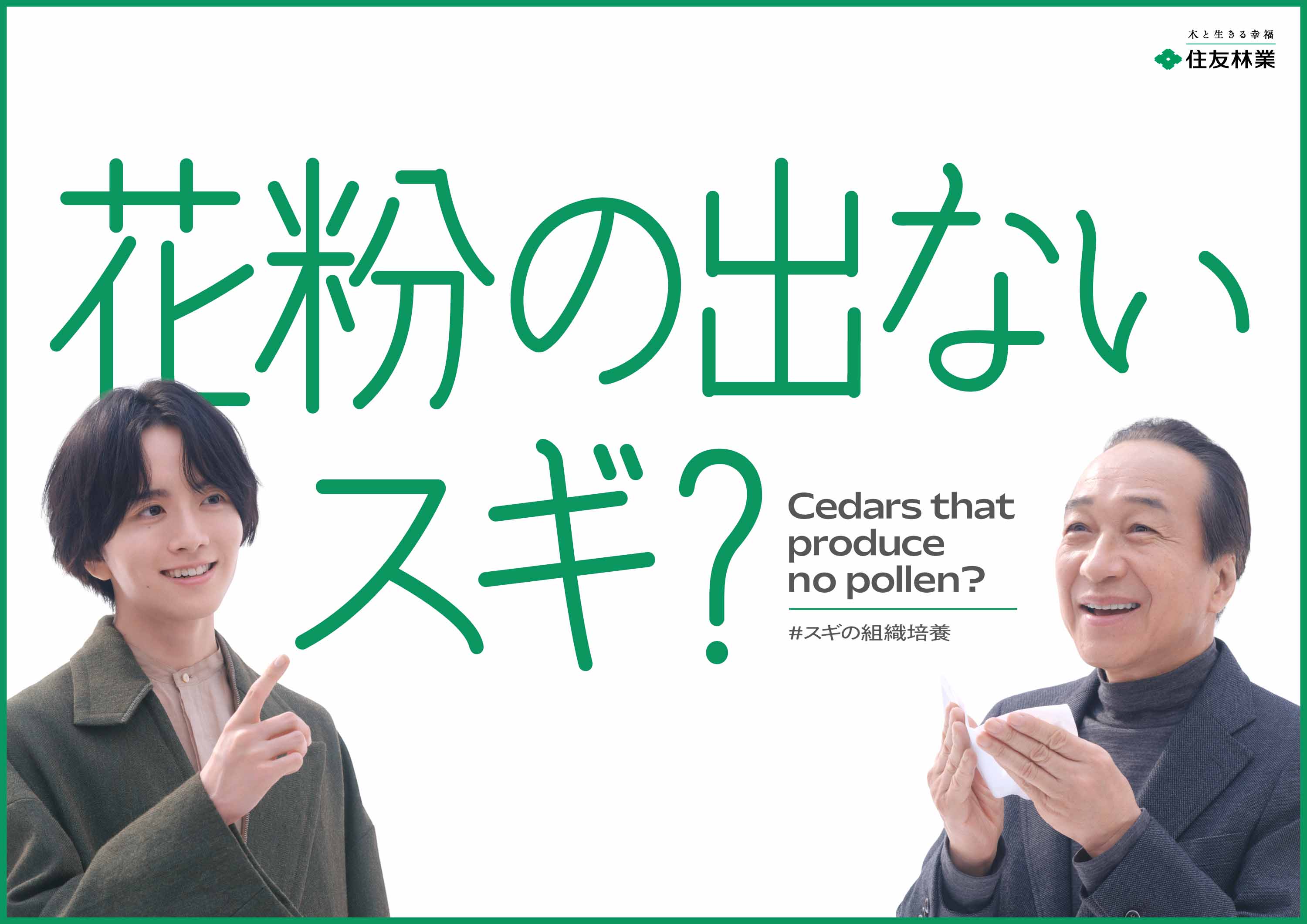 花粉の出ないスギ？