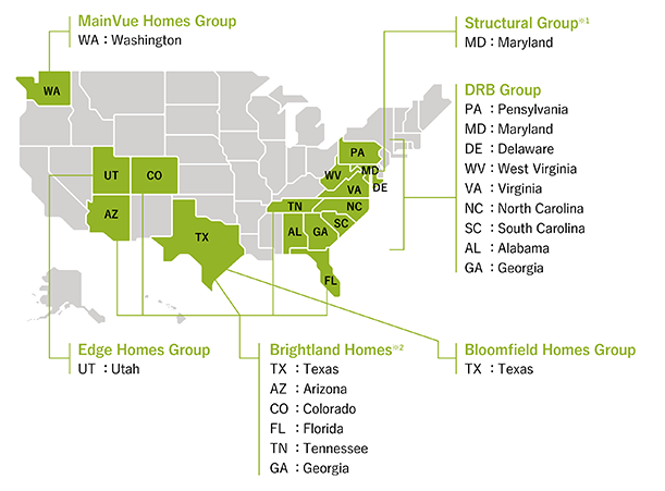 United States Housing Construction Business Areas
