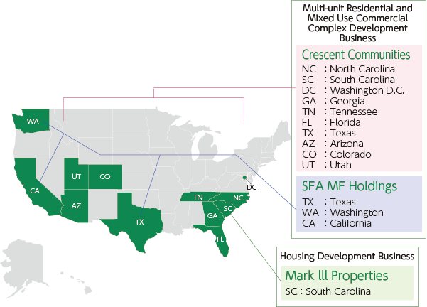 United States Housing, Multi-unit Residential and Mixed Use Commercial Complex Development Business Areas