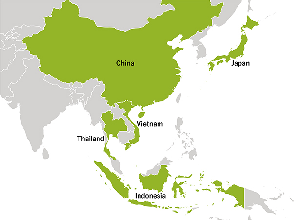 Asian Business Areas