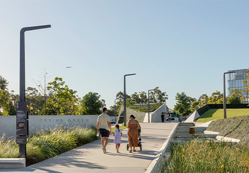 “The Drying Green,” an urban park in Sydney