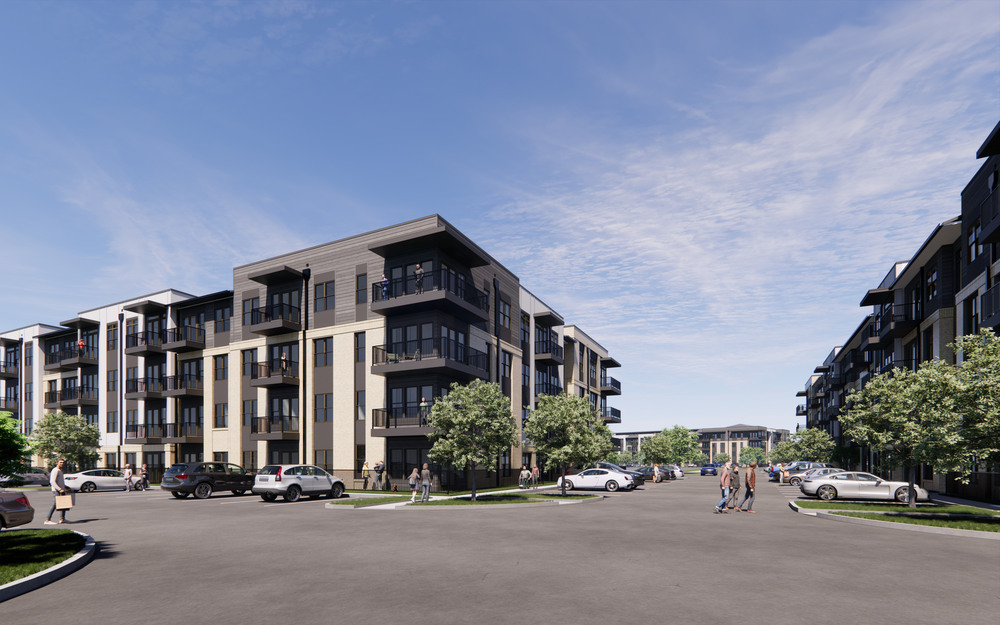 Wooden multi-family housing development (near Dallas)