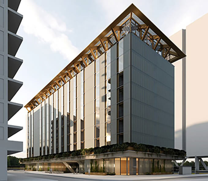 Conceptual image of the building