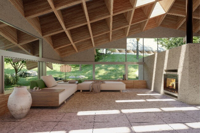 Conceptual image of the interior space