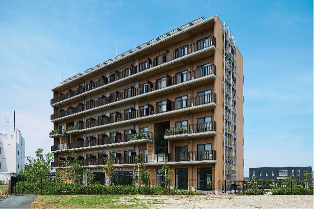 Exterior view of the building