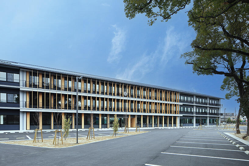Exterior view of the school building