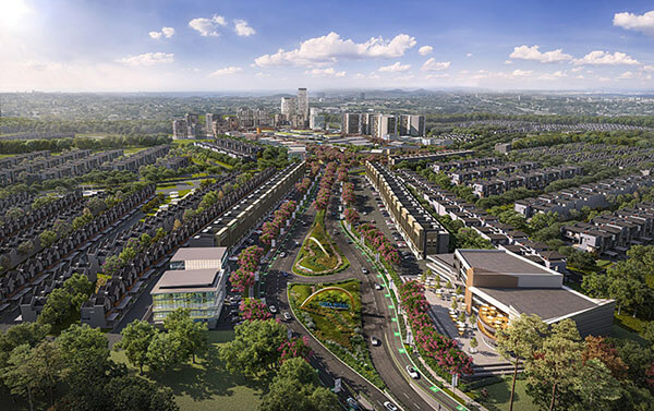 Conceptual image of the development project in Bogor Regency