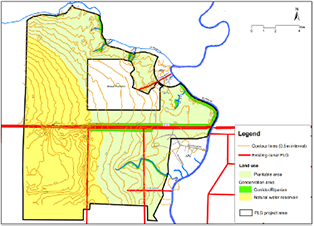 Peatland management plan (to zone the land into plantable areas, animal trails, and conservation areas)