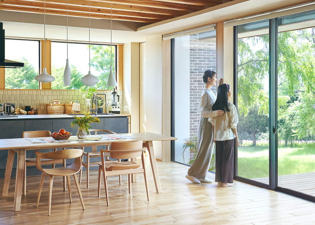 大開口でもあたたかくのイメージ