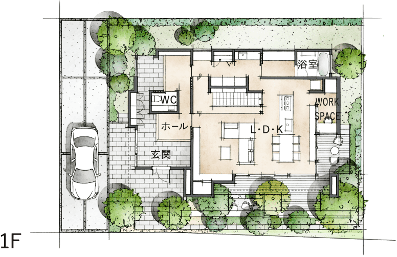 イラスト間取り