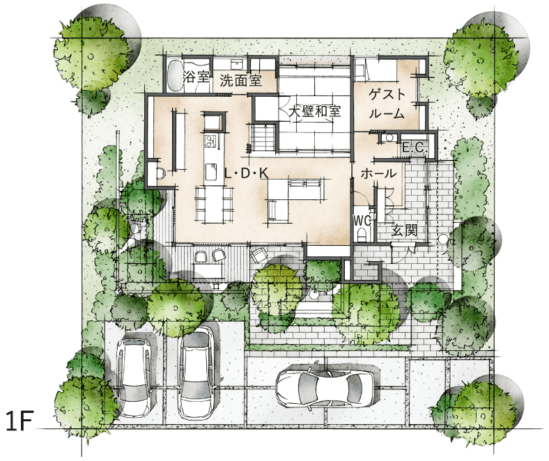 イラスト間取り