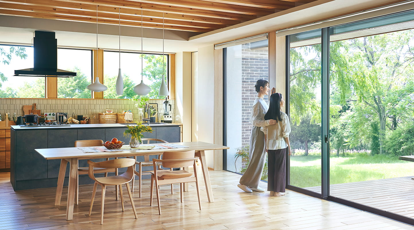 大開口でもあたたかくのイメージ