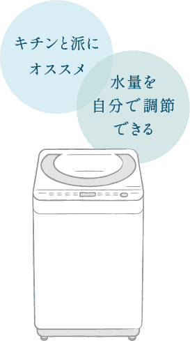 縦型洗濯機イメージ