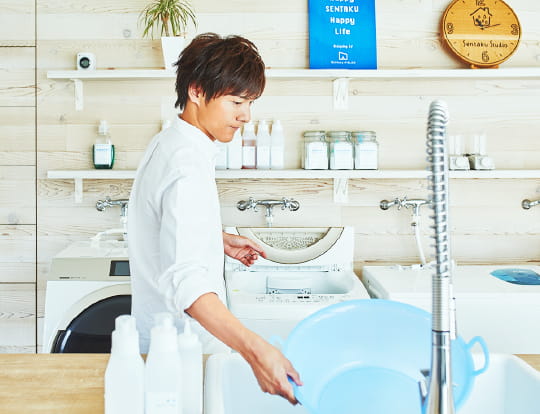 予洗いできるカウンターイメージ