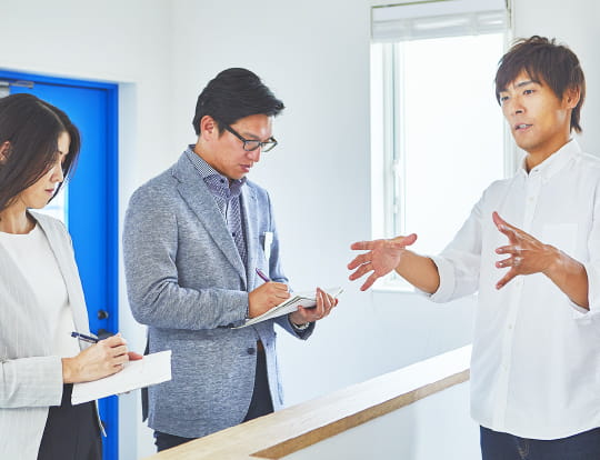 新築時の動線計画イメージ