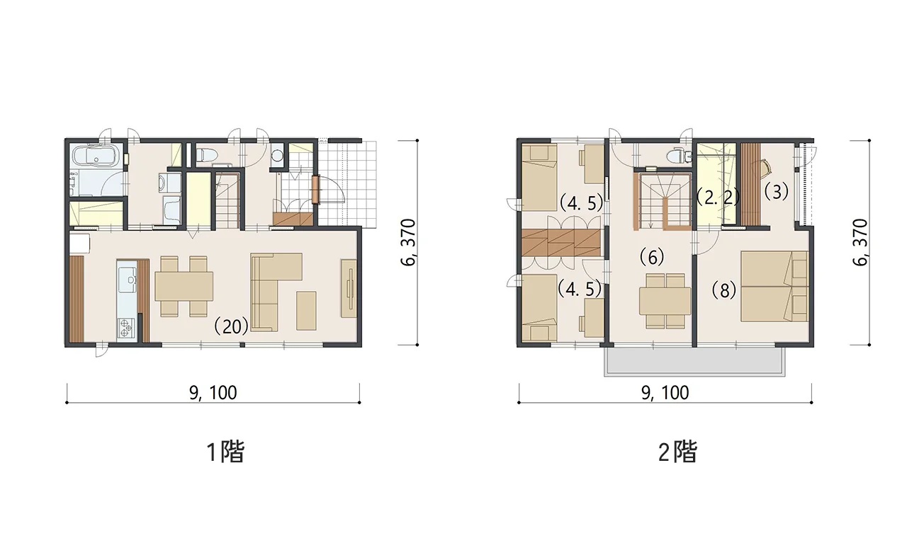 家事にうれしいプランの間取り