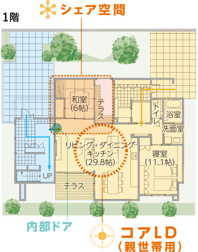 1階　間取り