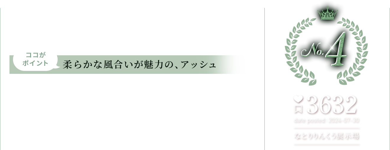 第4位 アッシュ