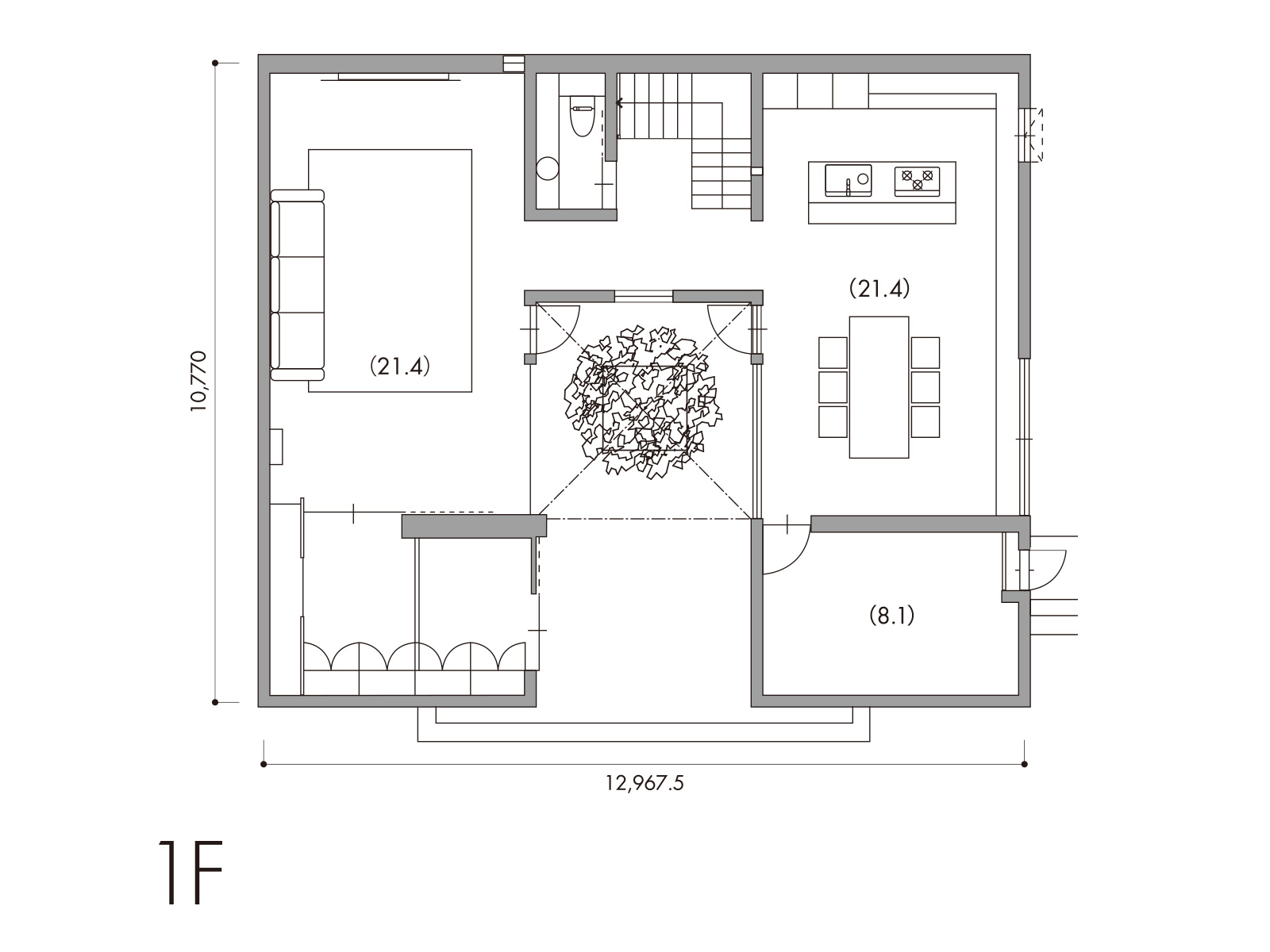 【駒沢第一】の間取り1F