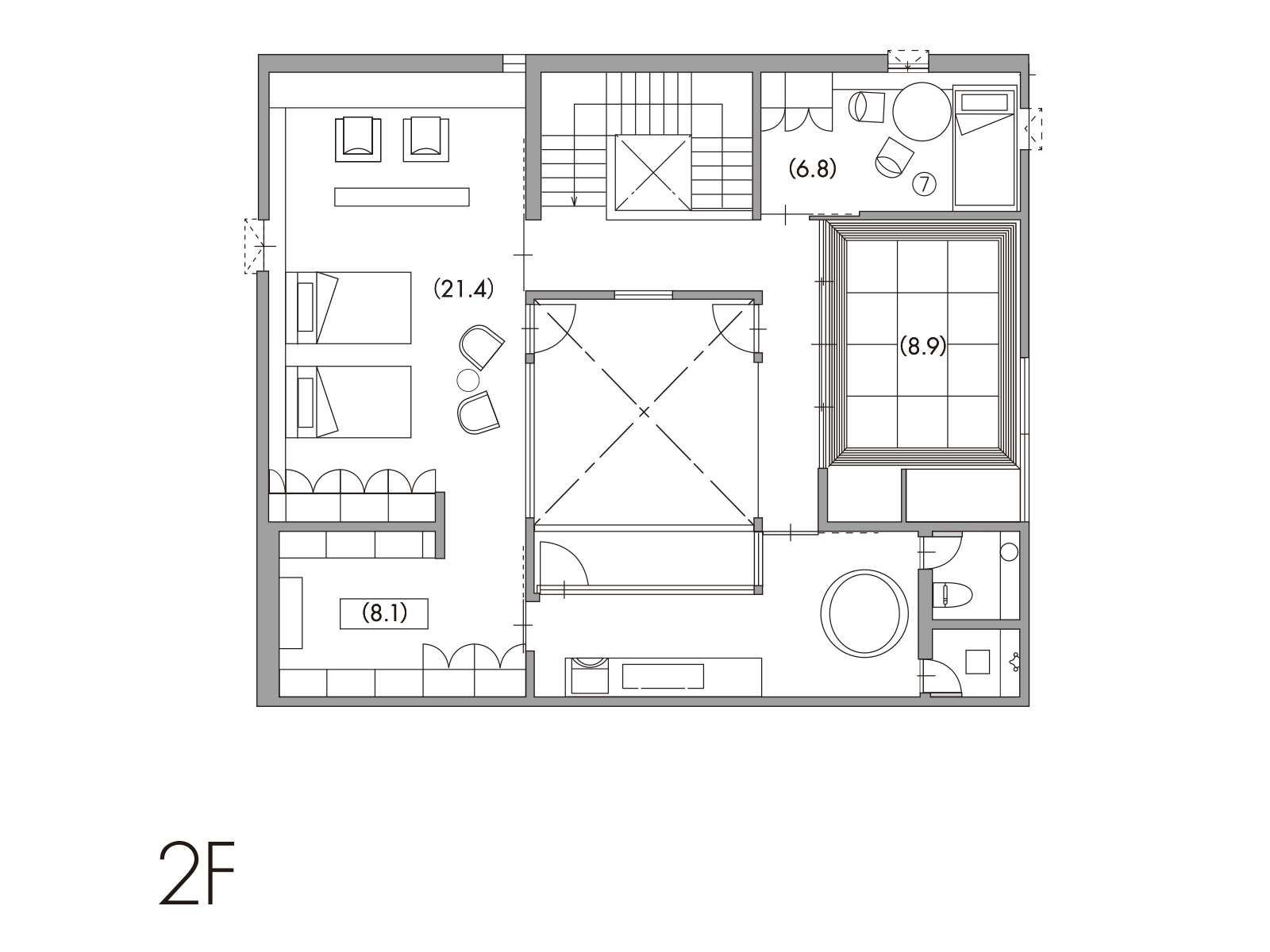 【駒沢第一】の間取り2F