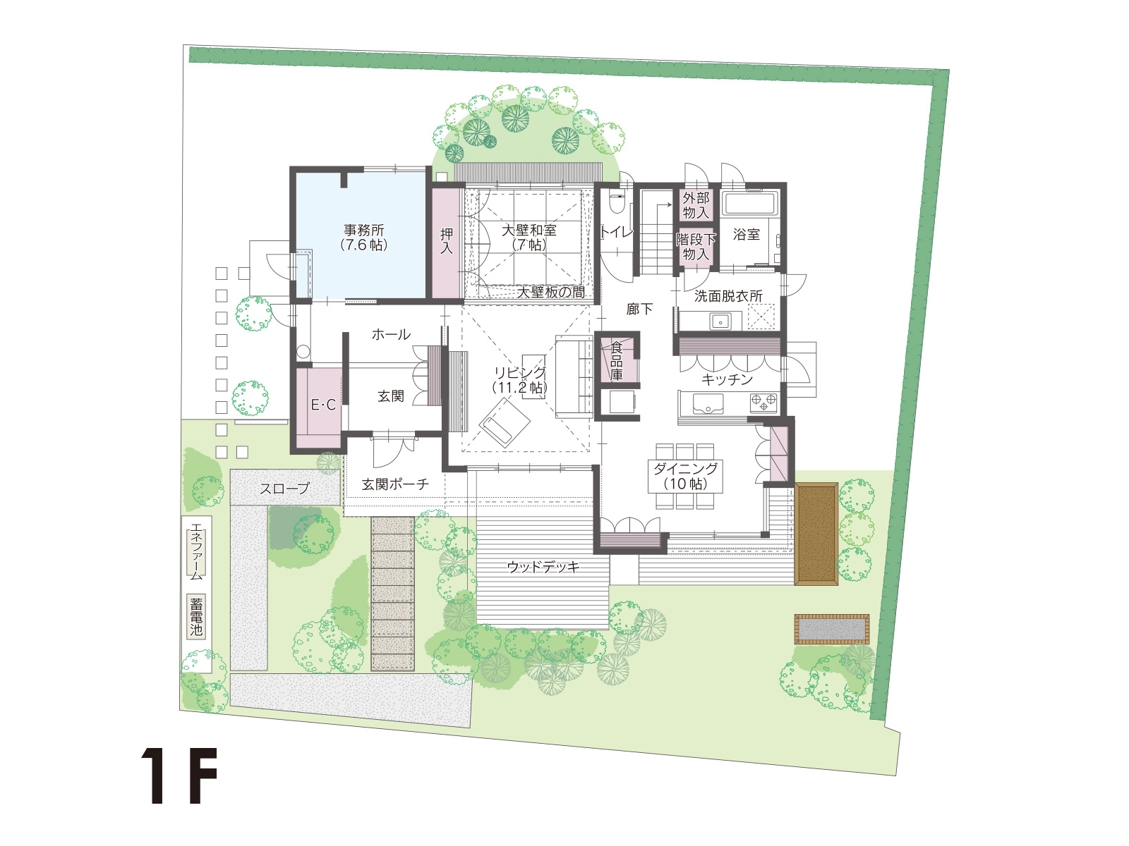 【hit久留米】の間取り1F