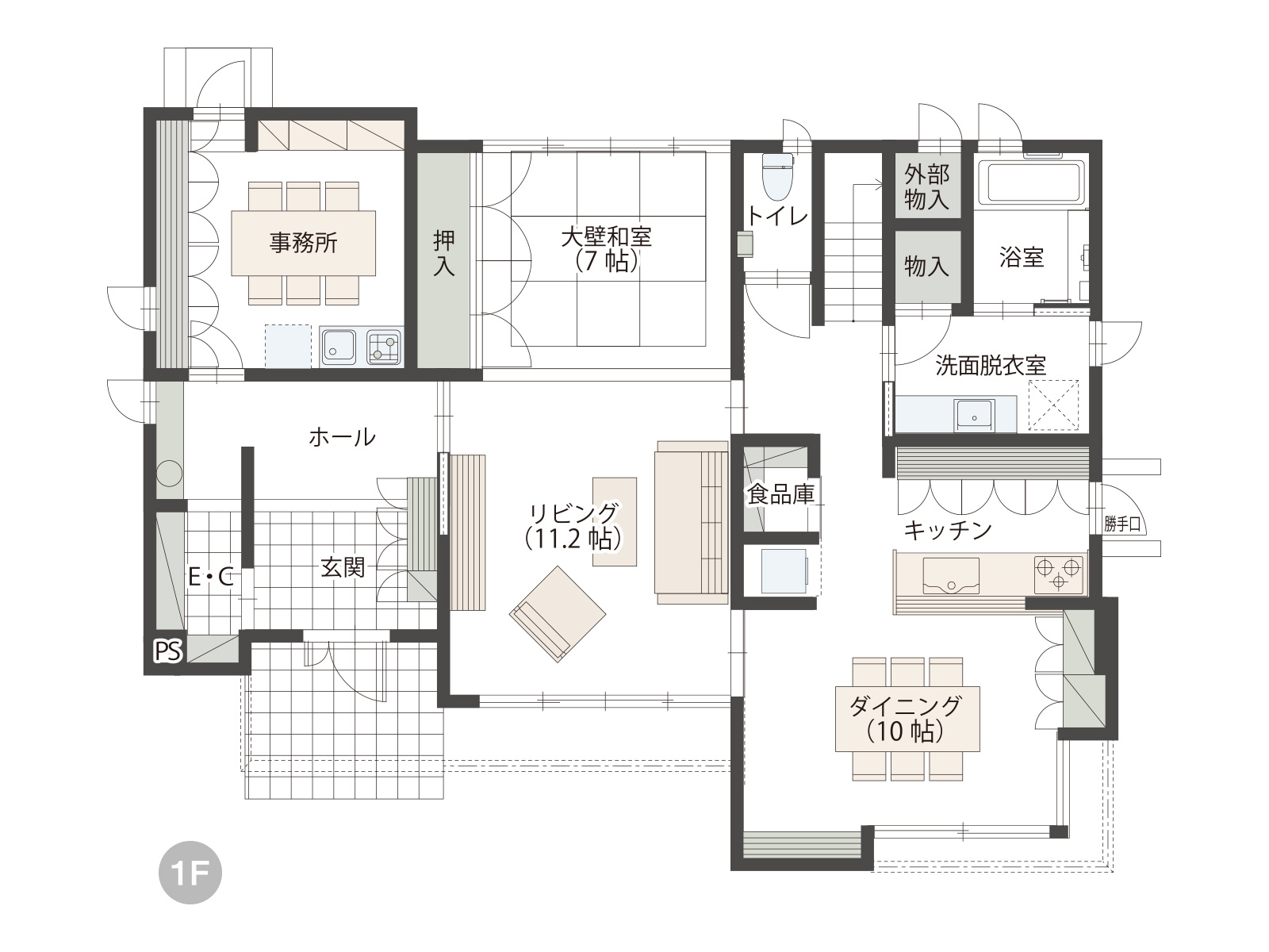 【和歌山ｲﾝﾀｰ】の間取り1F