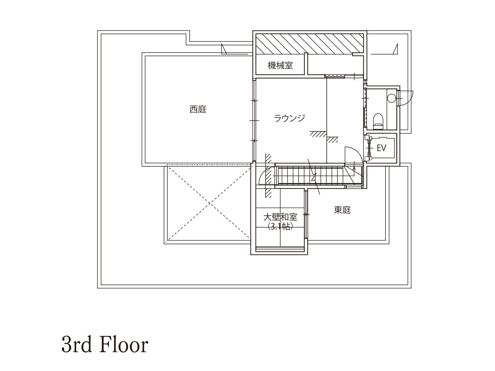 【立川第一】の間取り3F