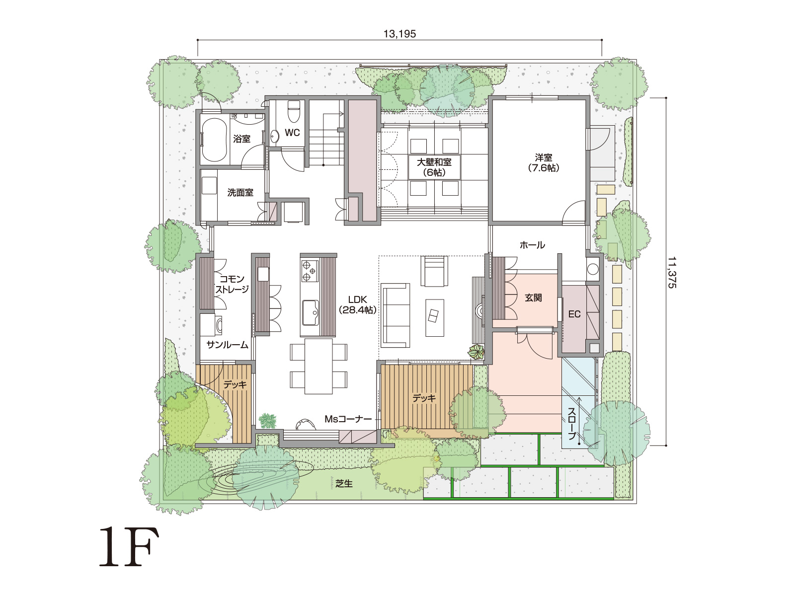 【高崎】の間取り1F