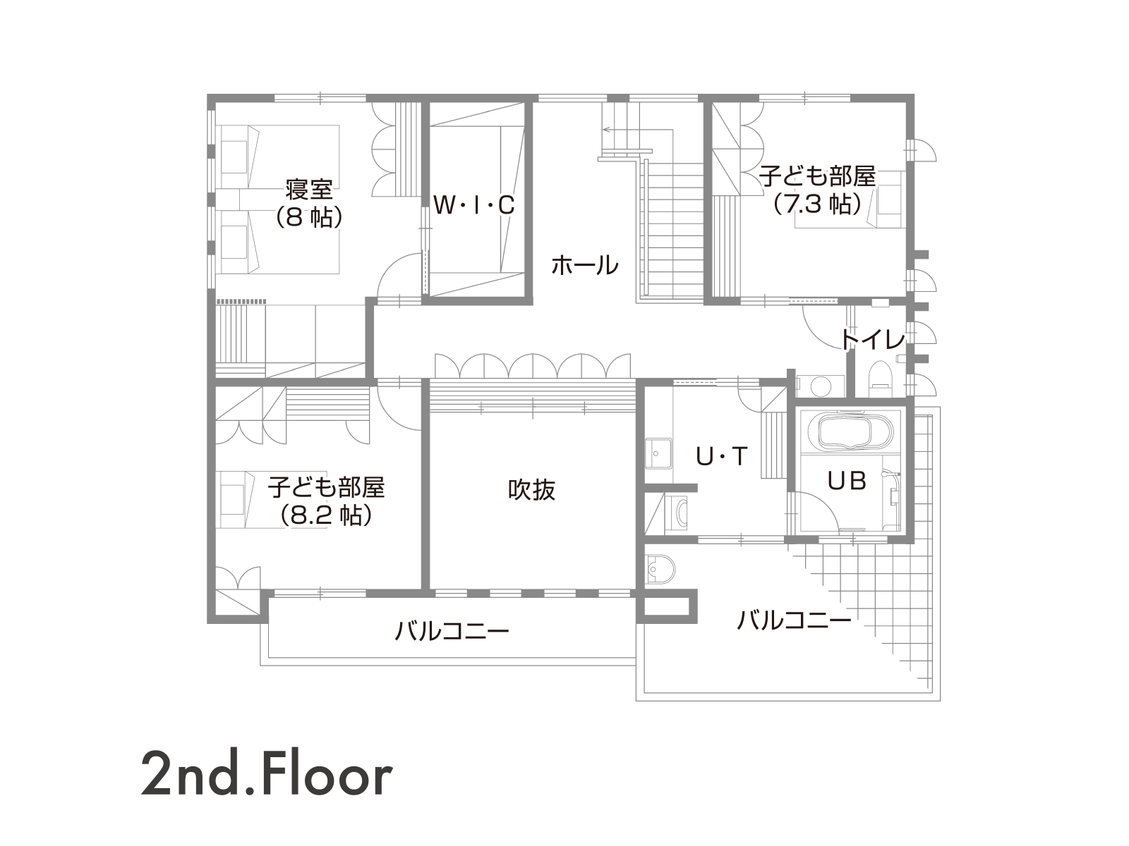 【練馬IC】の間取り2F