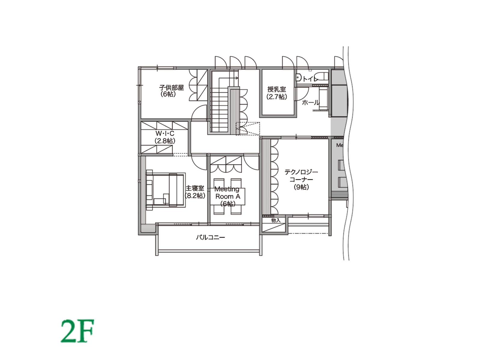 【宮崎】の間取り2F