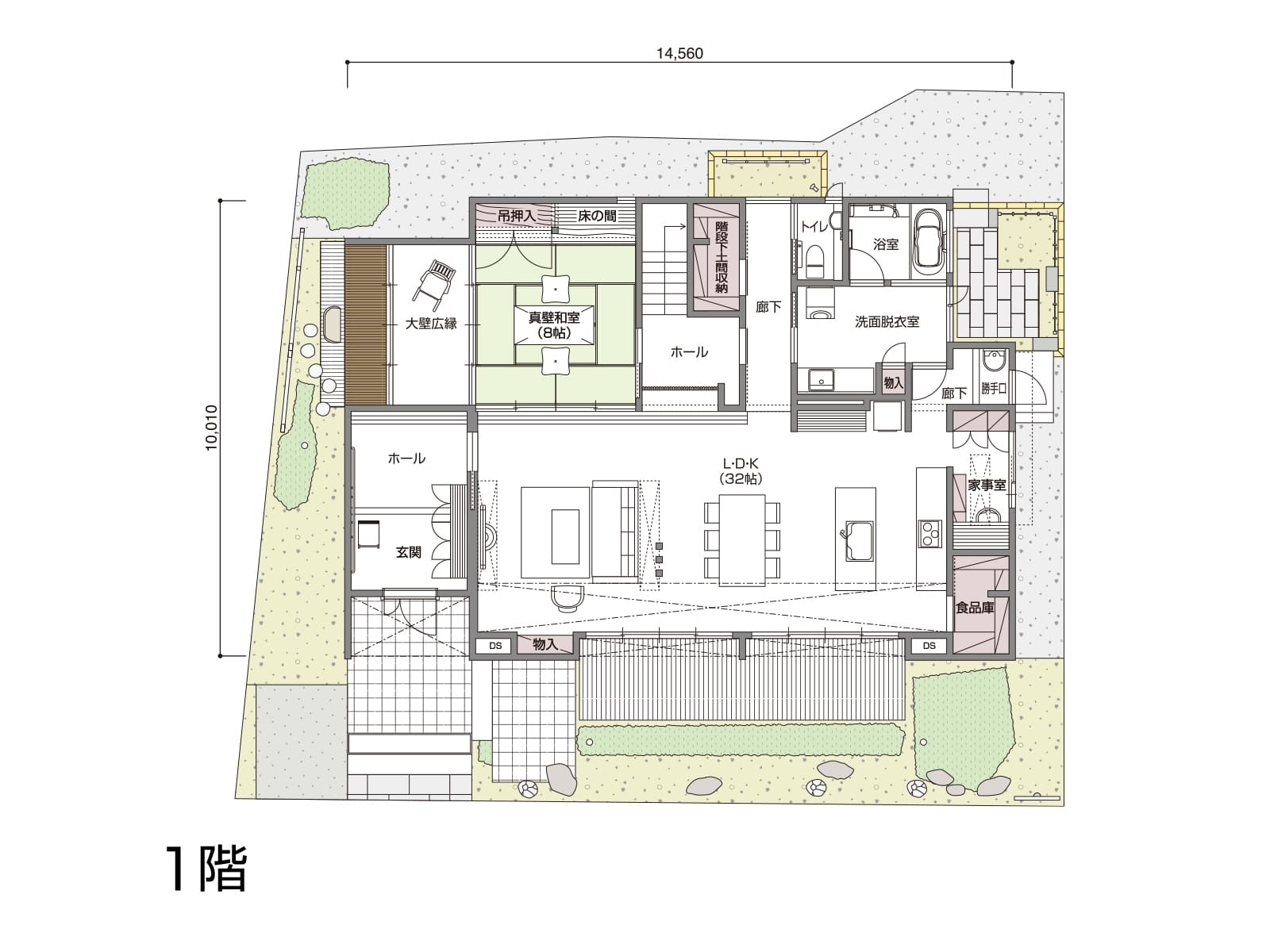 【成田】の間取り1F