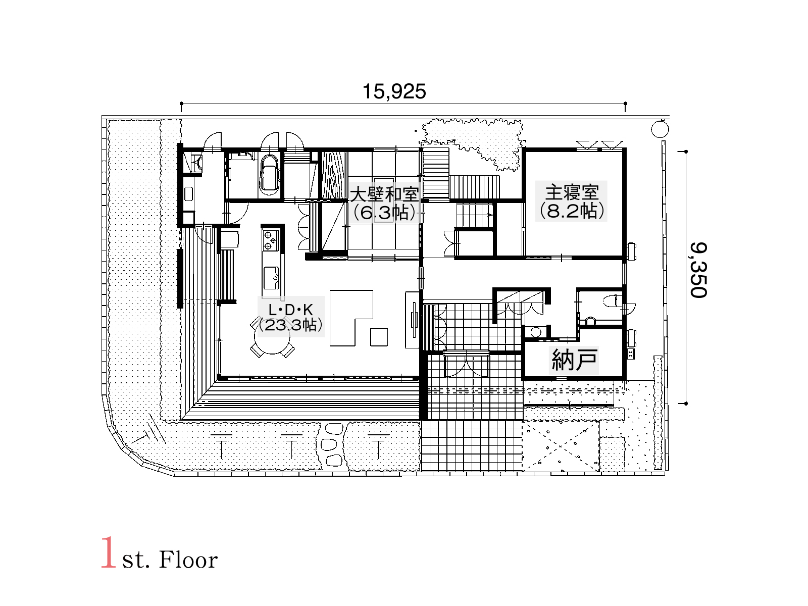 【江戸川】の間取り1F