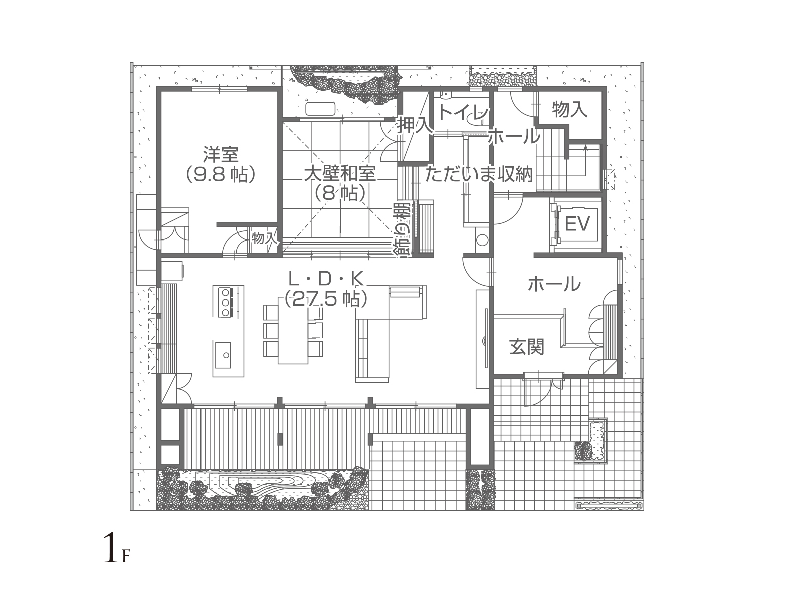 【錦糸町】の間取り1F