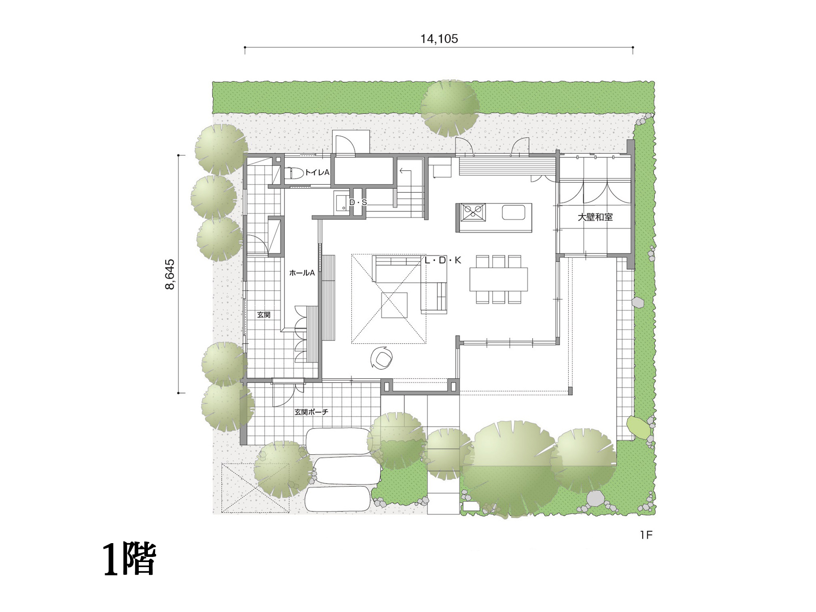 【刈谷・知立】の間取り1F