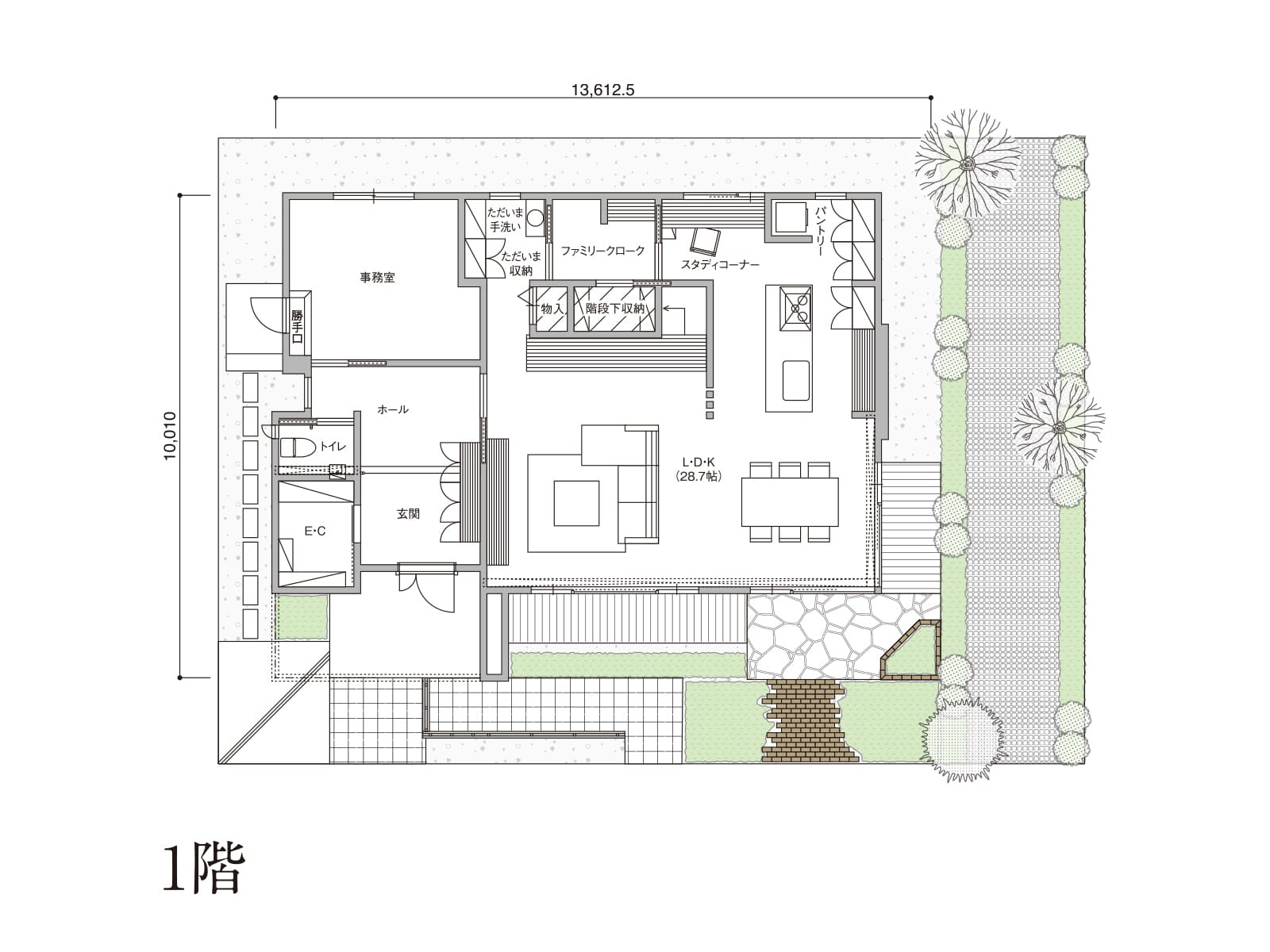 【千葉ニュータウン】の間取り1F