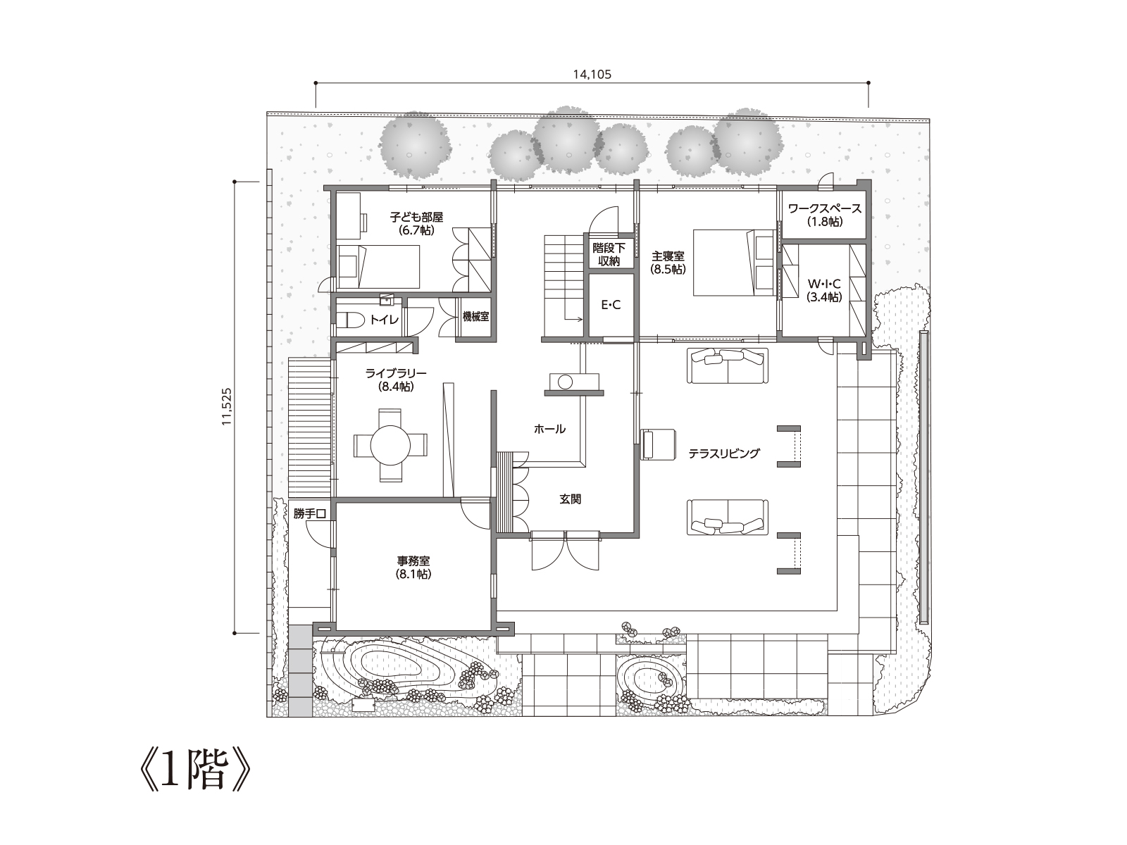【昭和第一】の間取り1F