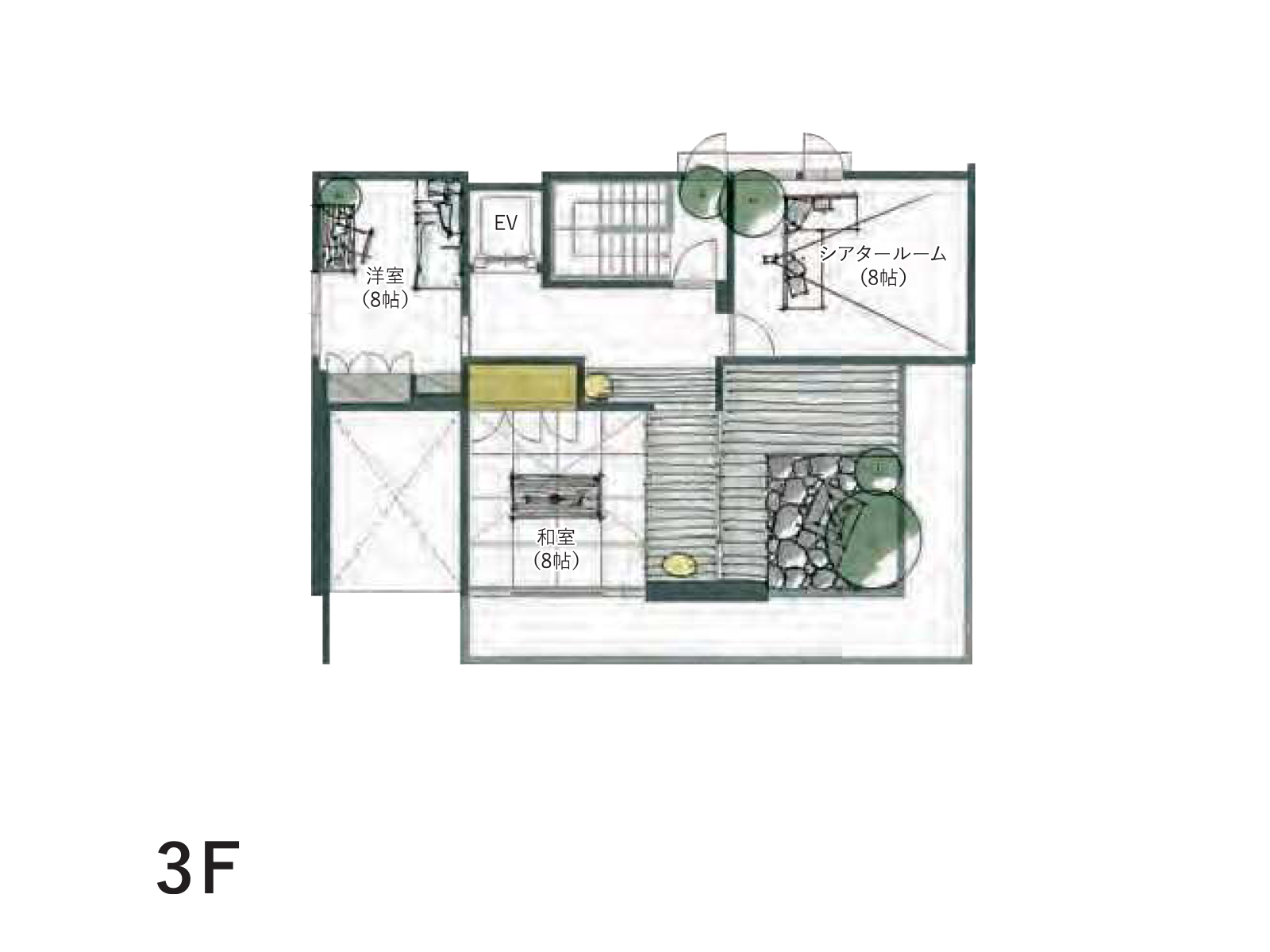 【ハウジングステージ新宿】の間取り3F