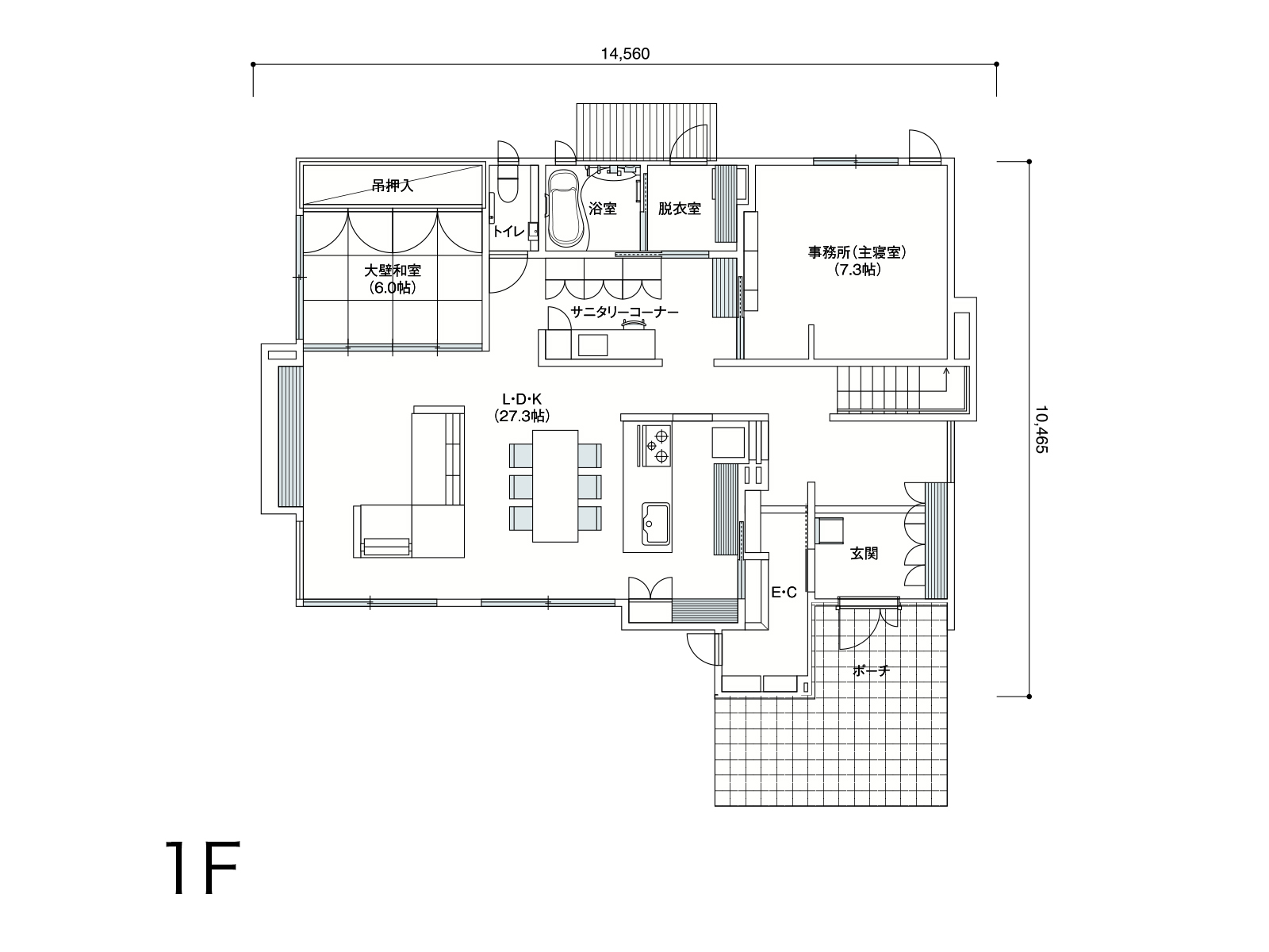 【浜松】の間取り1F