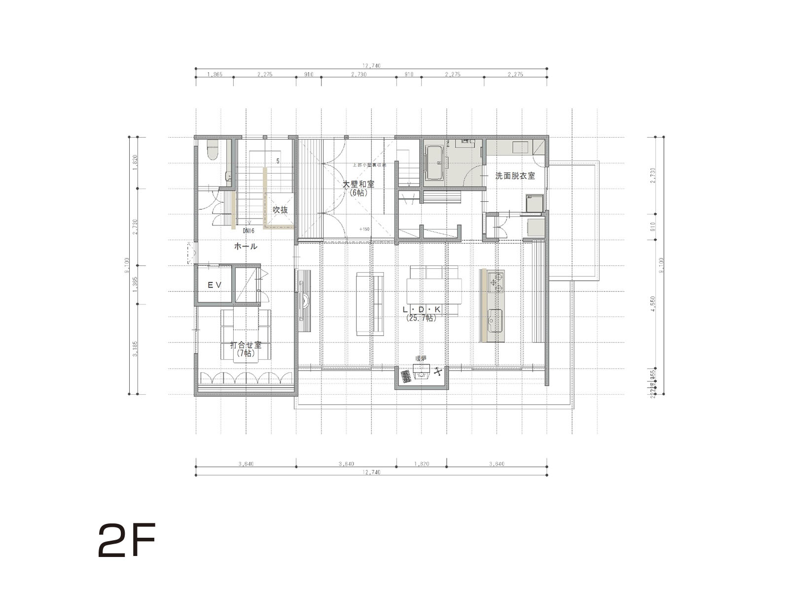 【神宮東第一】の間取り2F