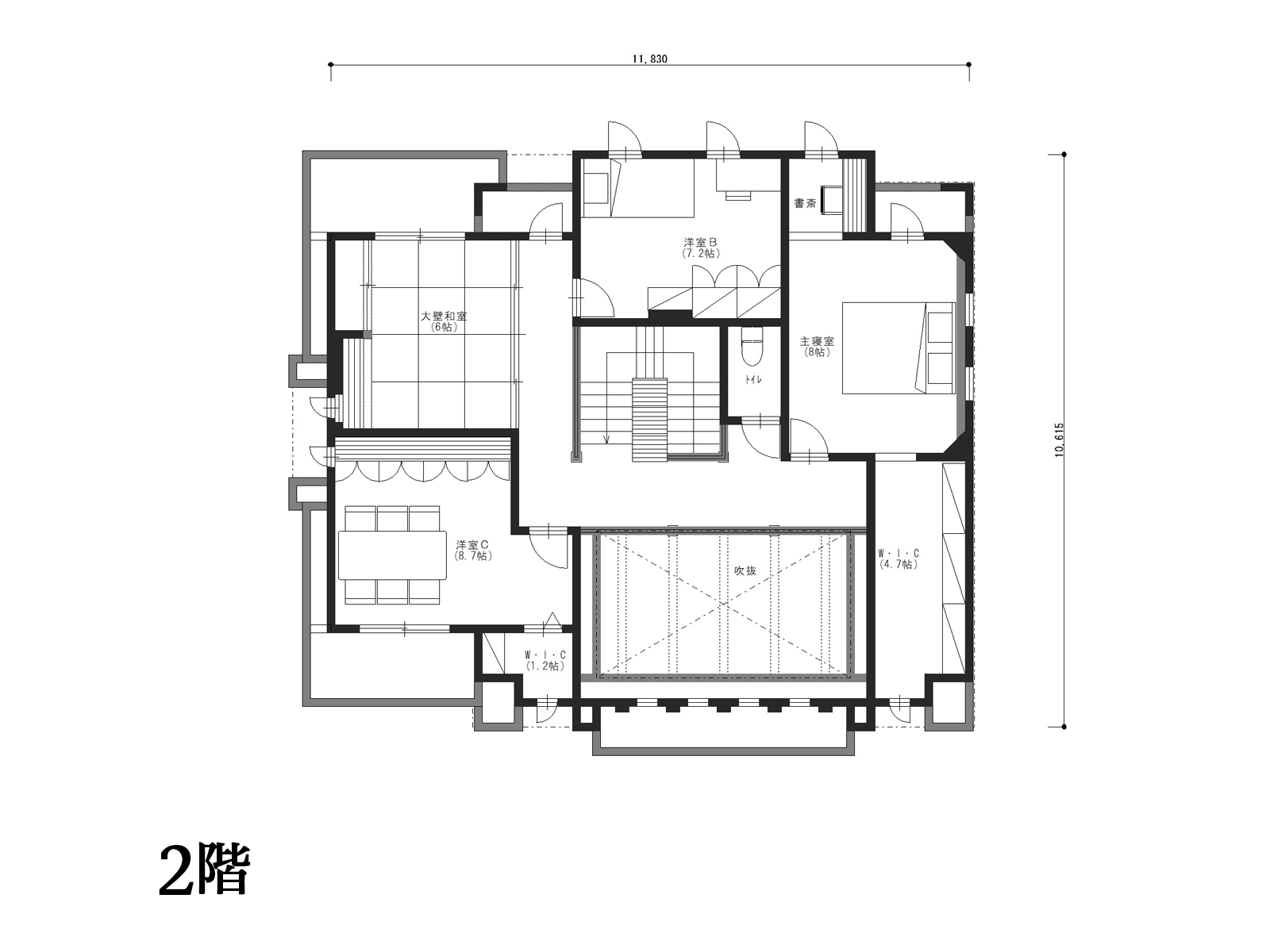 【練馬】の間取り2F