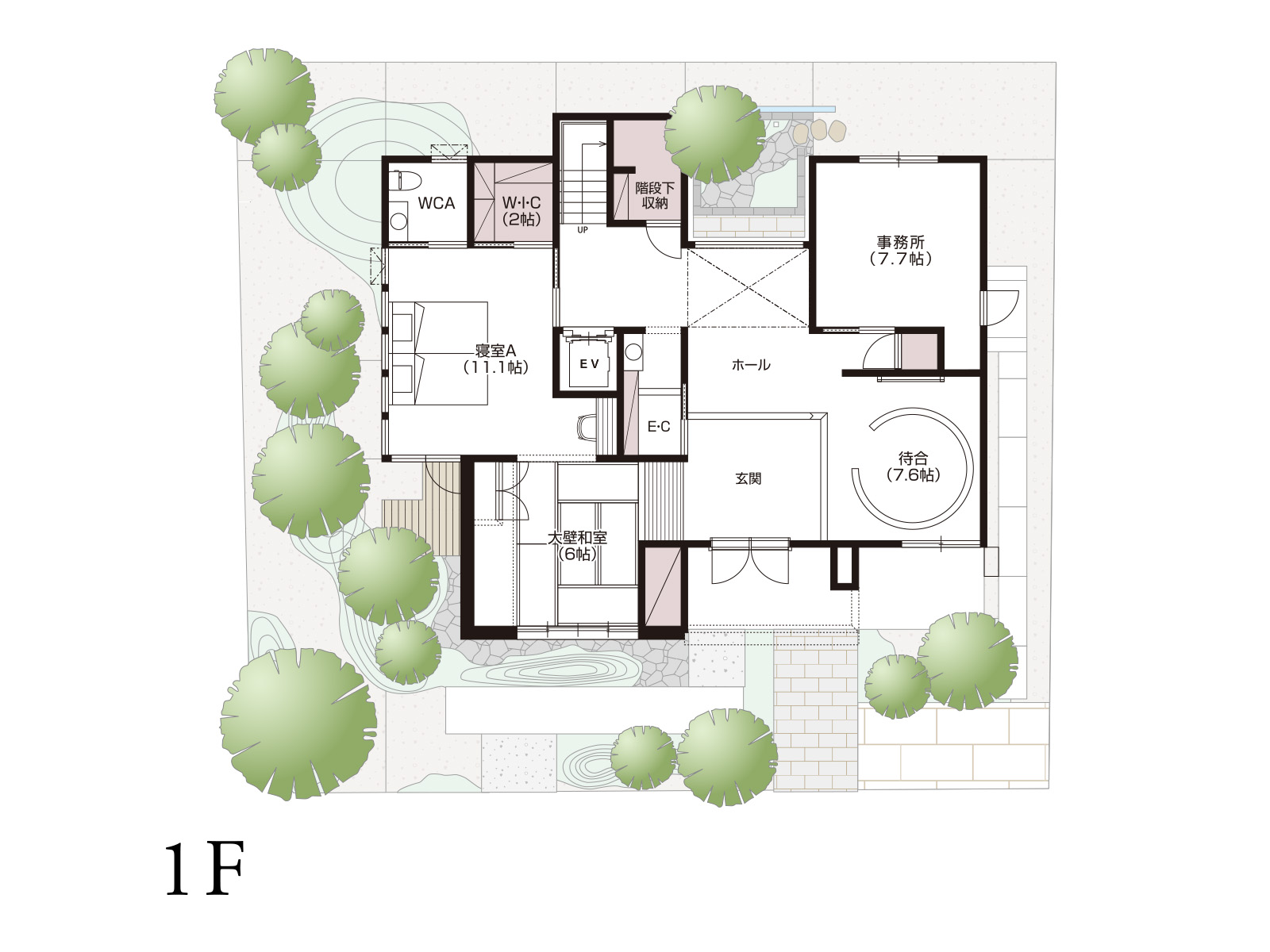 【五条】の間取り1F