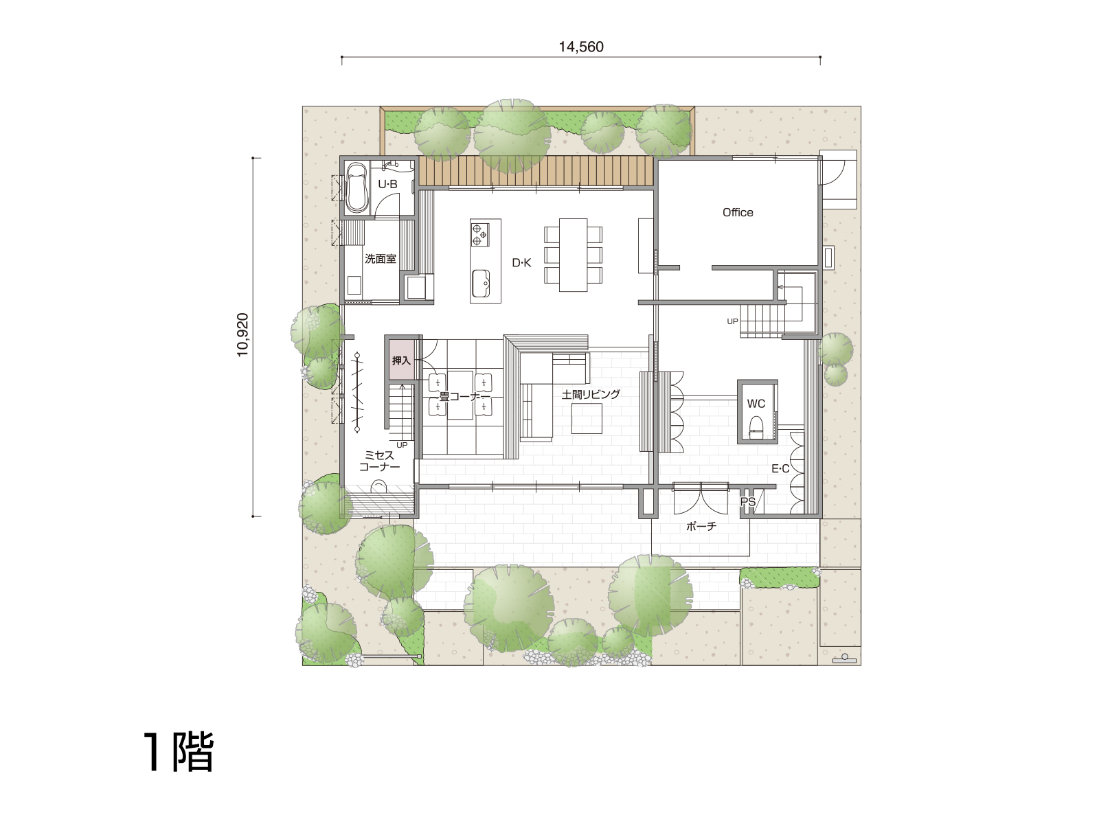 【一宮第一】の間取り1F