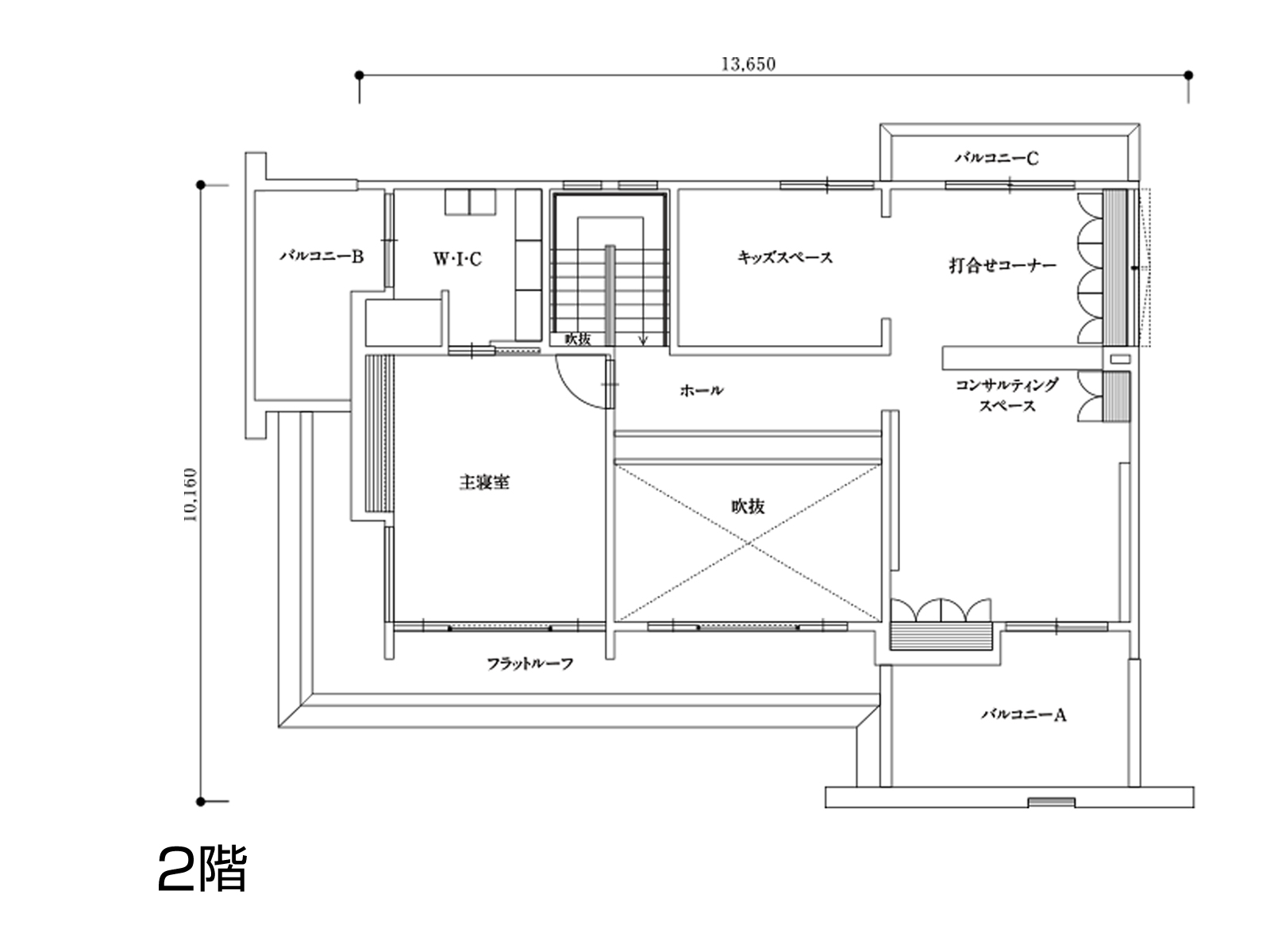 【福井ﾊｳｼﾞﾝｸﾞﾊﾟｰｸ】の間取り2F