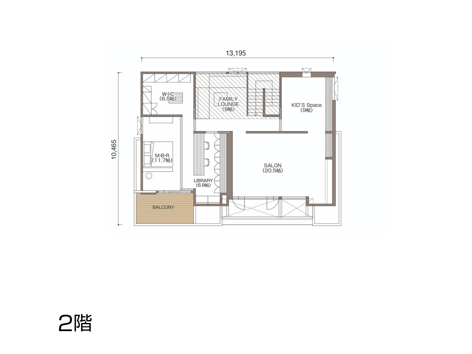 【吉島】の間取り2F