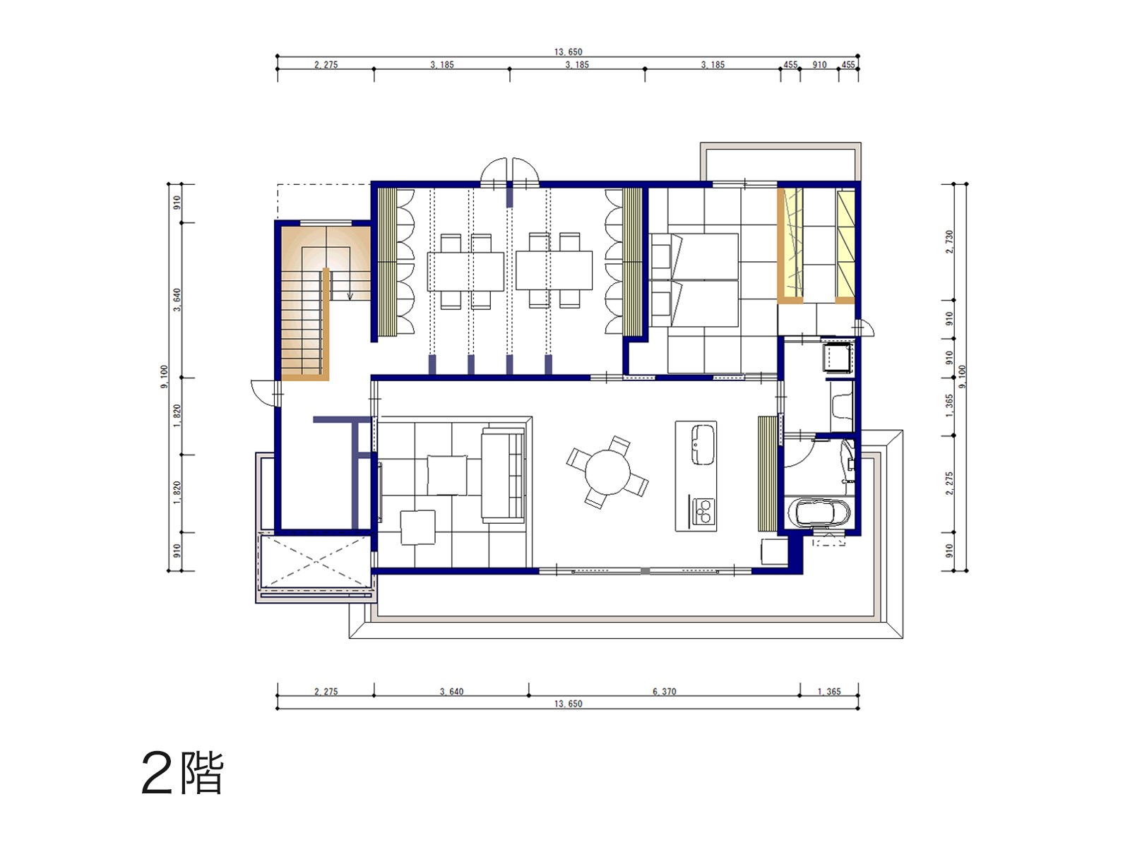 【大府第二】の間取り2F