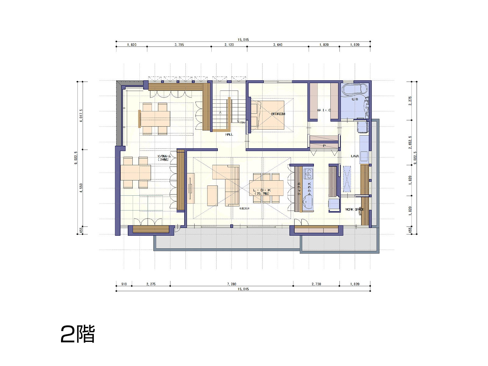 【所沢HS】の間取り2F