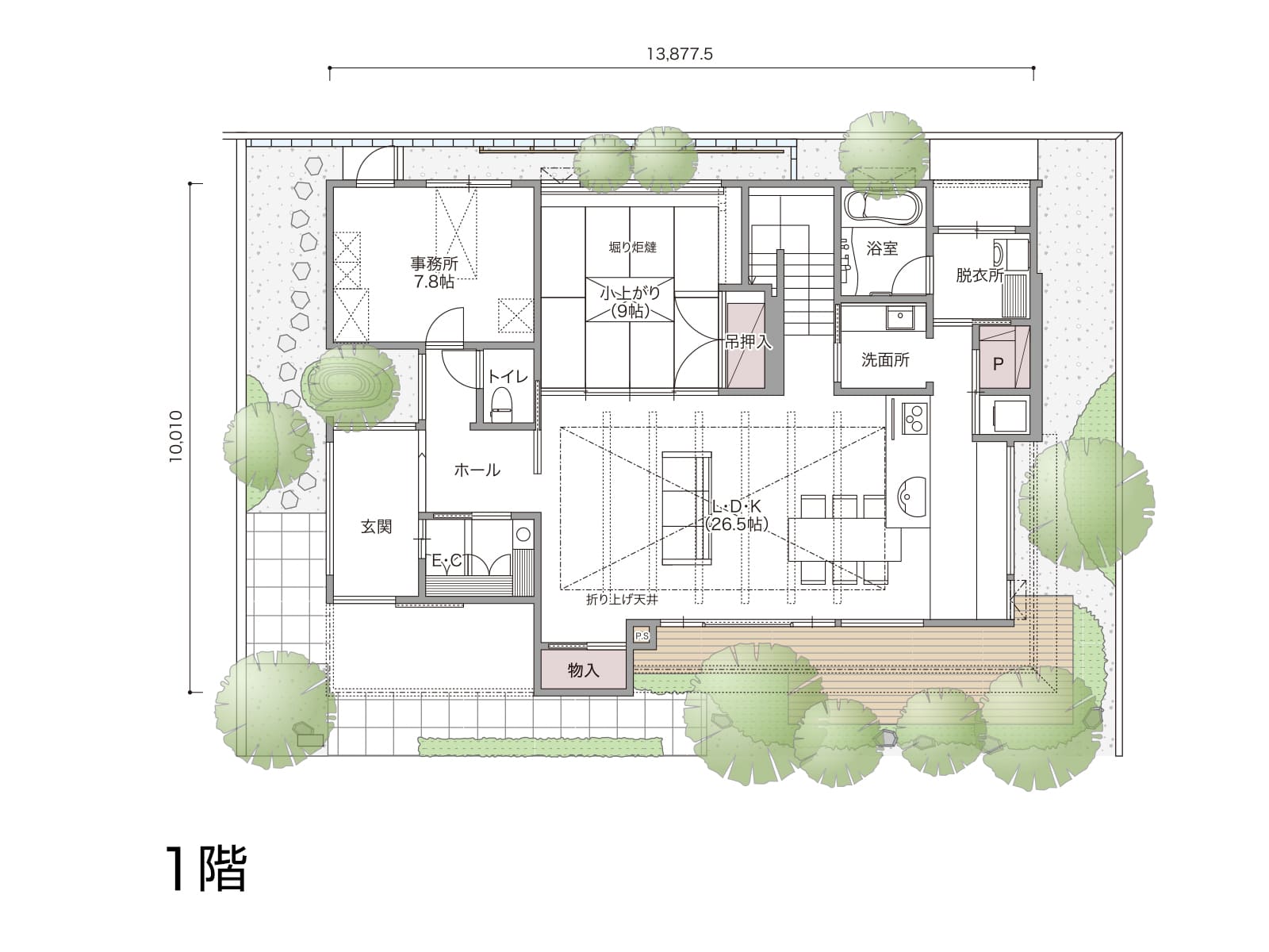 【神戸東】の間取り1F