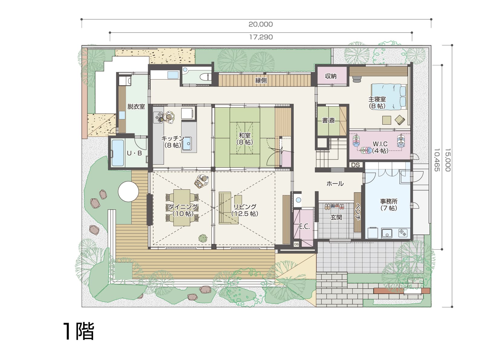 【大分】の間取り1F