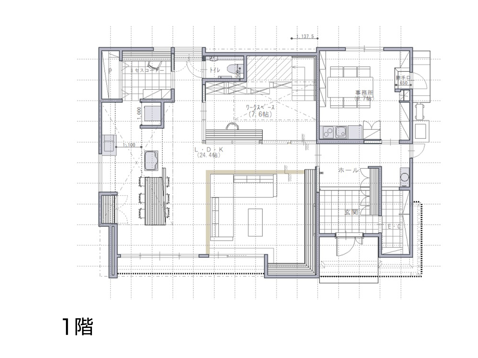 【市川】の間取り1F