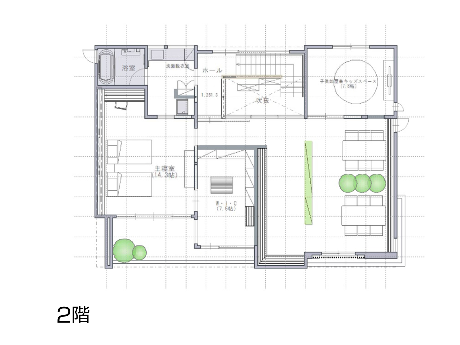 【市川】の間取り2F